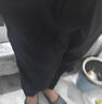 羅蒙（ROMON）亞麻九分褲男褲子夏季棉麻哈倫褲日系休閑八分褲夏直筒寬松燈籠褲 黑色 L 115-125斤 曬單實拍圖