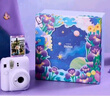 INSTAX富士instax立拍立得 一次成像相機 miniSE（mini7+升級款）藍色 曬單實拍圖