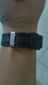 添賦適用卡西歐手表帶CASIO g-shock GA-110 100 120 140/300/400/700黑金橡膠樹脂表帶配件 啞光-噴砂銀扣 16MM(送工具) 曬單實拍圖