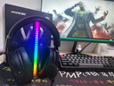 邁從（MCHOSE）V9 Pro游戲耳機頭戴式電競電腦耳機三角洲行動fps吃雞聽聲辨位電競芯片聲卡7.1聲道無線藍牙有線 【V9 Pro 無線7.1版】53mm大動圈-黑槍 曬單實拍圖