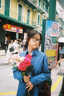 JRET感藍(lán)色長(zhǎng)袖襯衫外套女春夏寬松韓版設(shè)計(jì)感防曬襯衣 藍(lán)色 L （145斤-170斤） 曬單實(shí)拍圖