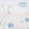 舒貝怡嬰兒衣服短袖套裝夏季男女寶寶純棉兒童分體兩件套薄款藍(lán)色100 曬單實(shí)拍圖
