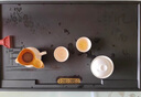 哈駱頓（HALODN）茶盤烏金石紋客廳辦公室茶盤合成石頭功夫茶臺茶海茶盤下排水茶具 憶江南60*37cm 【堅硬合成石，下單即送7件套】 曬單實拍圖