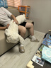 野獸派家居（tbh）月宮折桂長(zhǎng)條抱枕月兔辦公室抱枕車載抱枕睡覺(jué)夾腿抱枕玩偶靠墊 曬單實(shí)拍圖