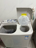 美的（Midea）半自動(dòng)雙桶洗衣機 8公斤洗+5.5脫水雙缸波輪 老人簡(jiǎn)易操作 品質(zhì)電機小巧不占地 租房宿舍必備 二級 MP8DS136 曬單實(shí)拍圖