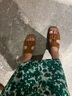 Bata無(wú)盡假日羅馬涼鞋女2025夏商場(chǎng)新款羊皮復(fù)古度假軟底涼鞋ARP27BL5 棕色 35 曬單實(shí)拍圖