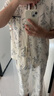 安之伴【巨涼感】睡衣女夏季2025新款純棉短袖長(cháng)褲新中式套裝夏天家居服 貝殼黃 L 曬單實(shí)拍圖