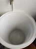 法歐諾牛筋大水桶塑料桶加厚大容量家用帶蓋圓桶儲水桶釀酒發(fā)酵桶叉車(chē)桶 150牛筋圓桶650*750*715白色 曬單實(shí)拍圖