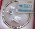 中國黃金China Gold淡水天然珍珠項鏈媽媽款生日禮物送媽媽婆婆長輩實用 【京速達】珍愛珍珠項鏈 曬單實拍圖