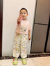歐孕（OUYUN）兒童防蚊褲夏季童裝莫代爾紗布燈籠褲竹棉長(zhǎng)褲 夏日果園 120 曬單實(shí)拍圖