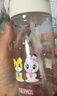 膳魔師巧虎tritan吸管杯幼兒園兒童水杯塑料水壺420ml 粉 曬單實(shí)拍圖