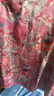 恒源祥香云紗國風(fēng)上衣女裝短袖夏季新款印花小衫仿真絲桑蠶絲新中式襯衫 花色 XL 110-120斤 曬單實拍圖