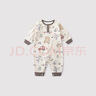 巴厘小豬寶寶春裝男寶洋氣炸街衛(wèi)衣哈衣幼兒春秋衣服嬰兒連體衣春季外出服 出行游記 90cm 曬單實(shí)拍圖