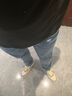 【廠家直銷】新款男士超軟透氣百搭帆布鞋耐磨休閑板鞋韓版男鞋 黑色 42【標(biāo)準(zhǔn)鞋碼】 曬單實拍圖