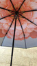 蕉下（beneunder）防紫外線遮陽(yáng)傘三折雙層黑膠晴雨傘防曬傘BM664花椿 曬單實(shí)拍圖