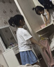 馬卡樂（MARCOLOR）馬卡樂童裝女童牛仔套裝夏季2025新款兒童短袖女孩闊腿褲兩件套 曬單實拍圖