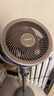 夏普（SHARP)風(fēng)精靈空氣循環(huán)扇電風(fēng)扇落地扇家用臥室大風(fēng)力靜輕音一級(jí)能效凈化甲醛語音電扇PJ-CD537A-H 曬單實(shí)拍圖