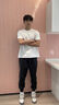 JASONWOOD官方正品牌高端品牌男裝男士休閑褲2025新款潮流百搭寬松束腳褲子 高檔卡其【名牌男士】 L 建議【130-145斤】 曬單實拍圖