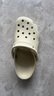 crocs卡駱馳厚底云朵洞洞鞋戶外|206750 骨白色-2Y2 36/37(230mm)  曬單實(shí)拍圖
