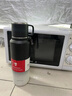 恩爾美（nRMEi）德國品牌保溫杯316不銹鋼大容量1000ml茶水分離茶水杯禮品定制 黑白漸變【彈跳內(nèi)塞+提繩 800ml 1 曬單實(shí)拍圖