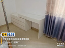 全友家居 現(xiàn)代簡約梳妝臺收納柜一體臥室可伸縮斗柜化妝臺桌子 曬單實拍圖