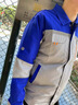 測試品牌09061空調(diào)服男女夏季戶外工地建筑防暑帶風扇服制冷降溫勞保工作服外套 女拼紅肩 1件 +5V配件一套 L【推薦110-130】 曬單實拍圖