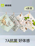 棉奇熊兒童內(nèi)褲棉質(zhì)男童透氣短褲小男孩平角褲薄款中大童G004-4條裝-S 曬單實(shí)拍圖