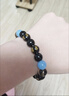 五行缺水補(bǔ)水手鏈藍(lán)晶石水晶手串黑曜石海藍(lán)寶金運(yùn)石喜水男女款 五行財(cái)神補(bǔ)水 8mm祈福女款 曬單實(shí)拍圖