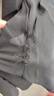 胖太太加肥加大碼品牌服裝特超大號(hào)肥婆上衣胖女人時(shí)尚顯瘦的春夏短袖胖媽媽寬松雪紡衫女洋氣遮肚200斤 黑色 6XL 建議200-210斤 曬單實(shí)拍圖