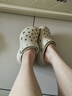 卡駱馳（crocs）厚底云朵洞洞鞋戶外休閑時(shí)尚一腳蹬沙灘鞋拖鞋 206750 206750-2Y2 36 -37 曬單實(shí)拍圖