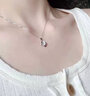 中國黃金（CHINA GOLD）四葉草鉑金項鏈女白金鉆石輕奢吊墜七七夕情人節(jié)禮物送女朋友老婆 【京速達】鉑金四葉草吊墜【贈銀雪花鏈+中金禮盒】 曬單實拍圖