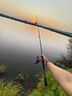 夢(mèng)多福路亞竿全套新手路亞竿套裝 直柄紡車(chē)輪槍柄水滴輪 魚(yú)竿海竿小紫桿 1.65m 直柄竿+雙手紡車(chē)輪中配套裝 M 中快(MF) 全套裝備 曬單實(shí)拍圖