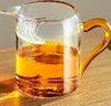 雅集耐熱玻璃月牙茶漏公道杯分茶器泡茶家用辦公杯加厚茶具配件400ml 公道杯 曬單實(shí)拍圖