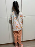 紅豆兒童睡衣純棉夏季薄款空調服男女童短袖套裝中大童家居服3318 140 曬單實(shí)拍圖