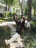 江南先生NewJNXS索羅娜涼感防曬7A抗菌吸濕速干長袖T恤秋季情侶裝 棕色女孩 S 曬單實拍圖