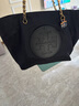 湯麗柏琦（Tory Burch）女包 ELLA中號鏈條手提包 時(shí)尚大容量餃子包 送女友節日送禮 黑色152313 001 曬單實(shí)拍圖