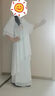 菲洛曼禪服佛系女夏天新款中國(guó)風(fēng)改良漢服旗袍中式禪意茶服仙氣雪紡 2298白色上衣+2121白色褲子 L 曬單實(shí)拍圖