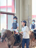 HORSE LEADER春秋四季青少年馬術(shù)裝備耐磨透氣馬術(shù)手套女騎馬裝備男 白色 XXS 曬單實(shí)拍圖
