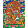 【順豐包郵】金薩珍品閣 隨身小像 多吉卓羅 銅鍍金 寶石鑲鉆 1寸 曬單實(shí)拍圖