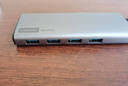 聯(lián)想（lenovo）Type-c擴(kuò)展塢USB分線器延長線USB擴(kuò)展塢HDMI轉(zhuǎn)接器SD/TF雙讀卡器PD100W拓展塢BY08-H(金屬) 曬單實(shí)拍圖