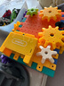 彌鹿（MiDeer）【新品】百變電動積木DIY拼插齒輪旋轉(zhuǎn)傳動兒童益智玩具生日禮物 電動齒輪積木-64pcs【需自備電池】 曬單實拍圖