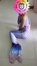 豹潛美人魚尾巴兒童服裝泳衣女演出服美公主裙人魚泳衣 星辰上衣+短褲+尾巴 L(7-9歲) 80 【舒適面料 修身不緊繃】 曬單實(shí)拍圖