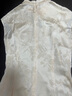 EP雅瑩[唐嫣同款]女裝 真絲改良旗袍禮服連衣裙 春夏商場同款4611A 米色 M 曬單實拍圖