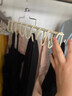 絢學(xué)衣架掛衣服內(nèi)衣掛鉤衣架內(nèi)衣掛內(nèi)衣專用衣架吊帶背心內(nèi)衣收納神器 衣架-杏色【20鉤】 曬單實拍圖