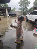 babycrayon萌趣彩虹豆雨衣男女兒童新款幼兒園全身防水防雨服寶寶雨披上學 小氙粉 S【適合身高約90-100cm穿】 曬單實拍圖