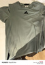 adidas潘展樂(lè )同款 冰風(fēng)TEE CLIMACOOL清風(fēng)科技速干T恤男阿迪達斯 銀灰綠   L 曬單實(shí)拍圖