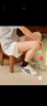 Onitsuka Tiger鬼塚虎RUNSPARK夏季男女情侶款時尚休閑鞋小白鞋 白色/黑色 38 曬單實拍圖