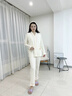 英氏孕婦秋季百棉月子服新款長(zhǎng)袖孕婦哺乳睡衣產(chǎn)婦家居服套裝V領(lǐng)黃色L 曬單實(shí)拍圖