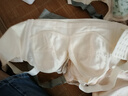 浪莎前扣內衣女大胸顯小上托調整型收副乳性感女士文胸罩 綠 40BC 曬單實(shí)拍圖