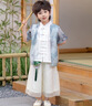 哈羅小黃鴨 HAL.DUCK兒童唐裝中式男童漢服春秋古風古裝中國風幼兒園三月三民族演出服 男童 90 cm 曬單實拍圖